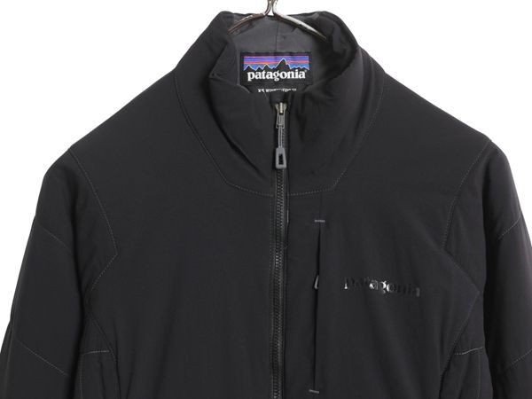 なクーポン配布中! パタゴニア ナノ エア ジャケット レディース XS 古着 14年製 フルジップ 中綿 ナイロン キルティング ブルゾン ワンポイント シンプル 黒