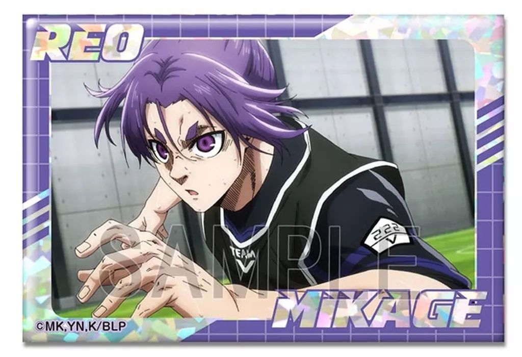 劇場版ブルーロック EPISODE 凪 エピ凪 ホログラム 缶バッジ 御影玲王 中古】バッジ・ビンズ デザイン28(御影玲王/H) ホログラム缶バッジ