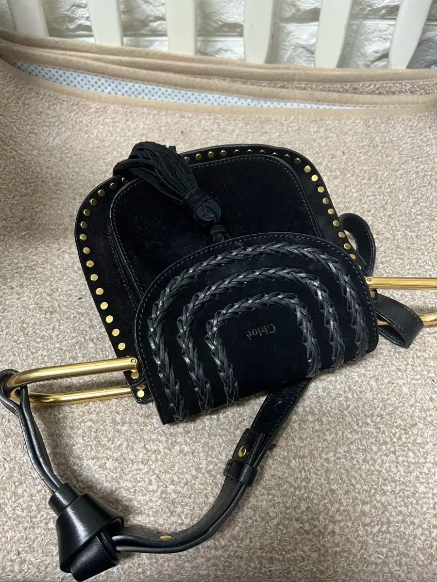 Chloe クロエ ハドソン スエード ミニ クロスバッグ