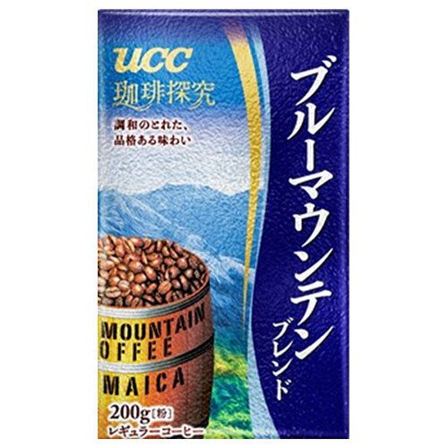 UCC 珈琲探究 ブルーマウンテンブレンド 粉 200g袋×24袋入× 2ケース ｜ 嗜好品 コーヒー類 レギュラーコーヒー