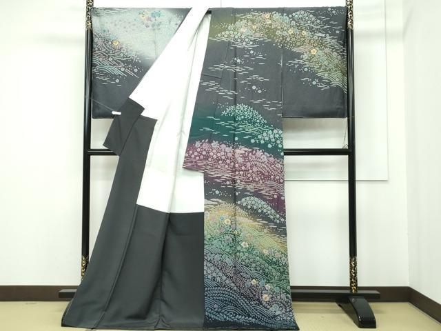 平和屋本店■極上　訪問着　辻が花　絞り　暈し染め　逸品　未使用　CZAA2196s5 平和屋本店□極上 訪問着 辻が花 絞り 暈し染め 逸品 未使用