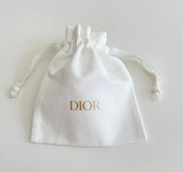 Dior ディオール 巾着袋 ノベルティポーチ 白 - メルカリShops