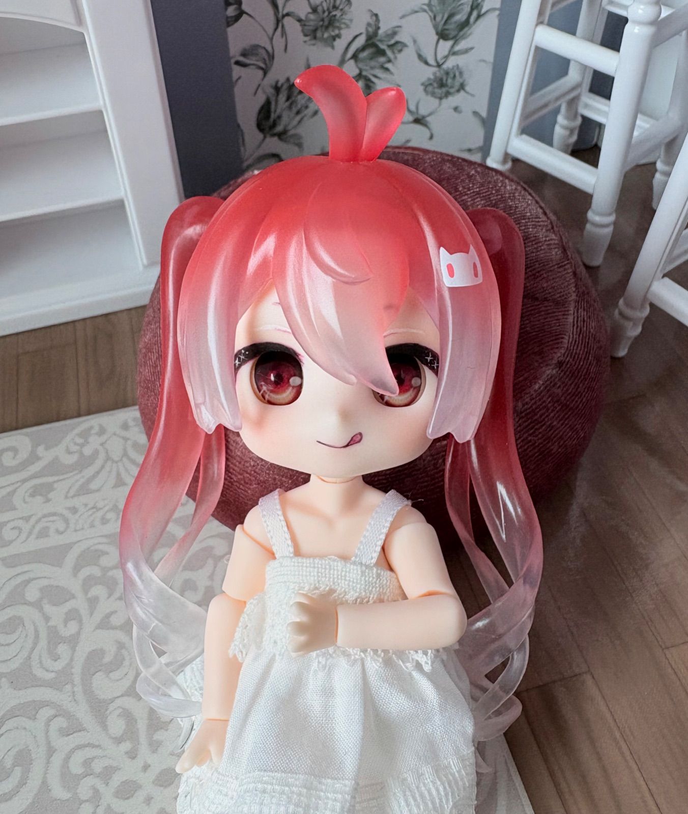 【ねんどろいどどーる】かすたむフェイス&レジンアイ　(ピンク2) ねんどろいどどーる】かすたむフェイス&レジンアイ (ねこ