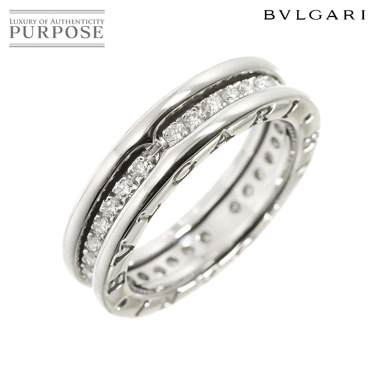 ブルガリ BVLGARI ビーゼロワンリング 1バンド（XS) 750WG
