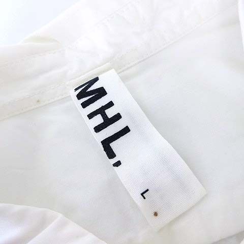 MHL.長袖ボタンダウンシャツ　マーガレットハウエル　Mサイズ MHLに似ている？『無印良品のボタンダウンシャツ(ペールグリーン