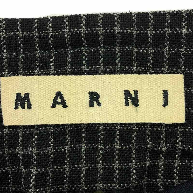 MARNI / マルニ | ウール バックスリット ハーフジップ プルオーバー
