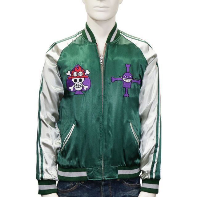 TEN STRIKE × ONE PIECE 火拳のエース 柄 刺繍 リバーシブル