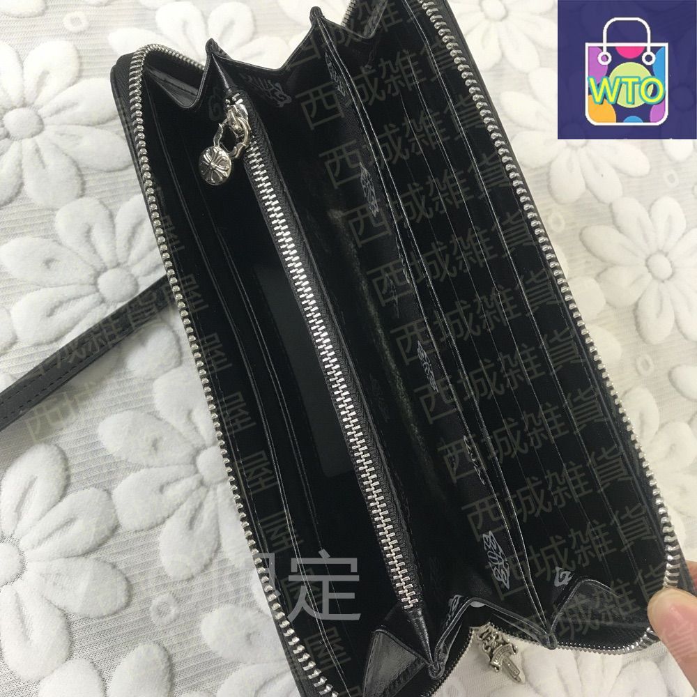 並行輸入品 CHROME HEARTS クロムハーツ 長財布 ラウンドファスナー クロムハーツ ラウンドファスナー 長財布 フレア キルテッド
