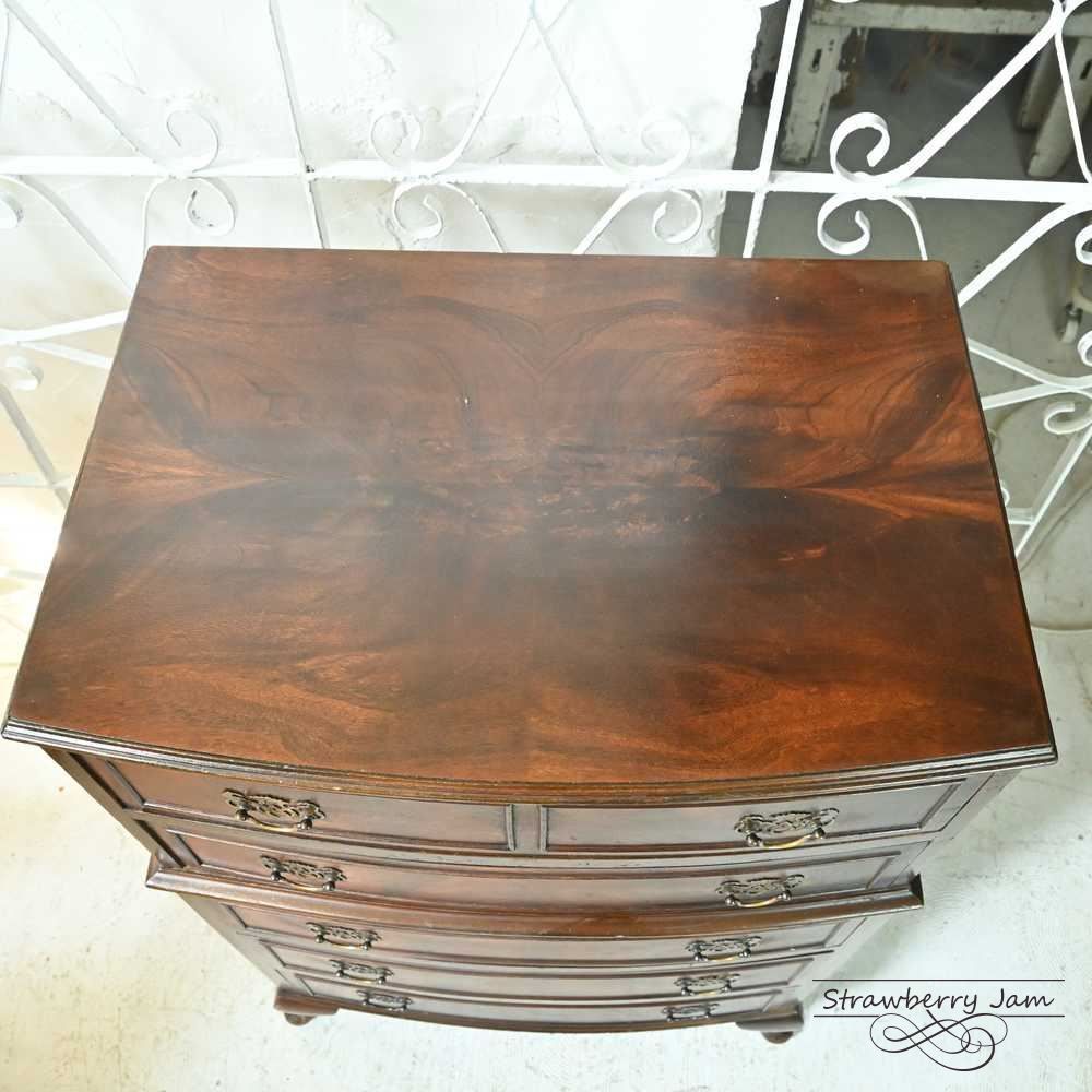 L3705-214 英国アンティーク チェスト 5段 引き出し 収納 タンス