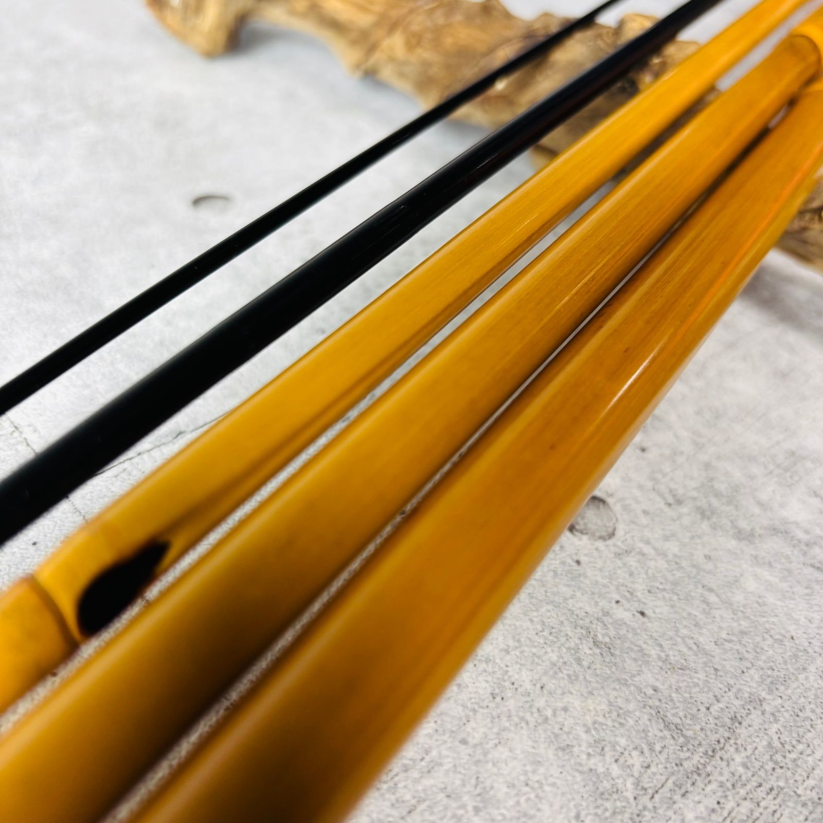 鶴一花 香雪 15尺 紀州竹竿 ヘラブナ ヘラ竿 籐うるし合わせ握り竿袋釣竿 鶴一花 香雪 15尺 紀州竹竿 ヘラブナ ヘラ竿 籐うるし合わせ握り竿