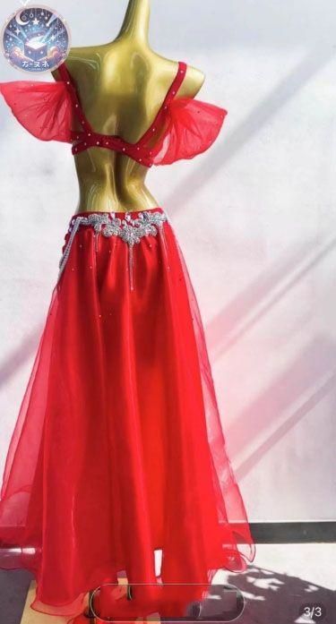 サマーセール開催中！ ♥ セール ベリーダンス衣装 体型カバー ブラスカート 2色 オーダーメイド