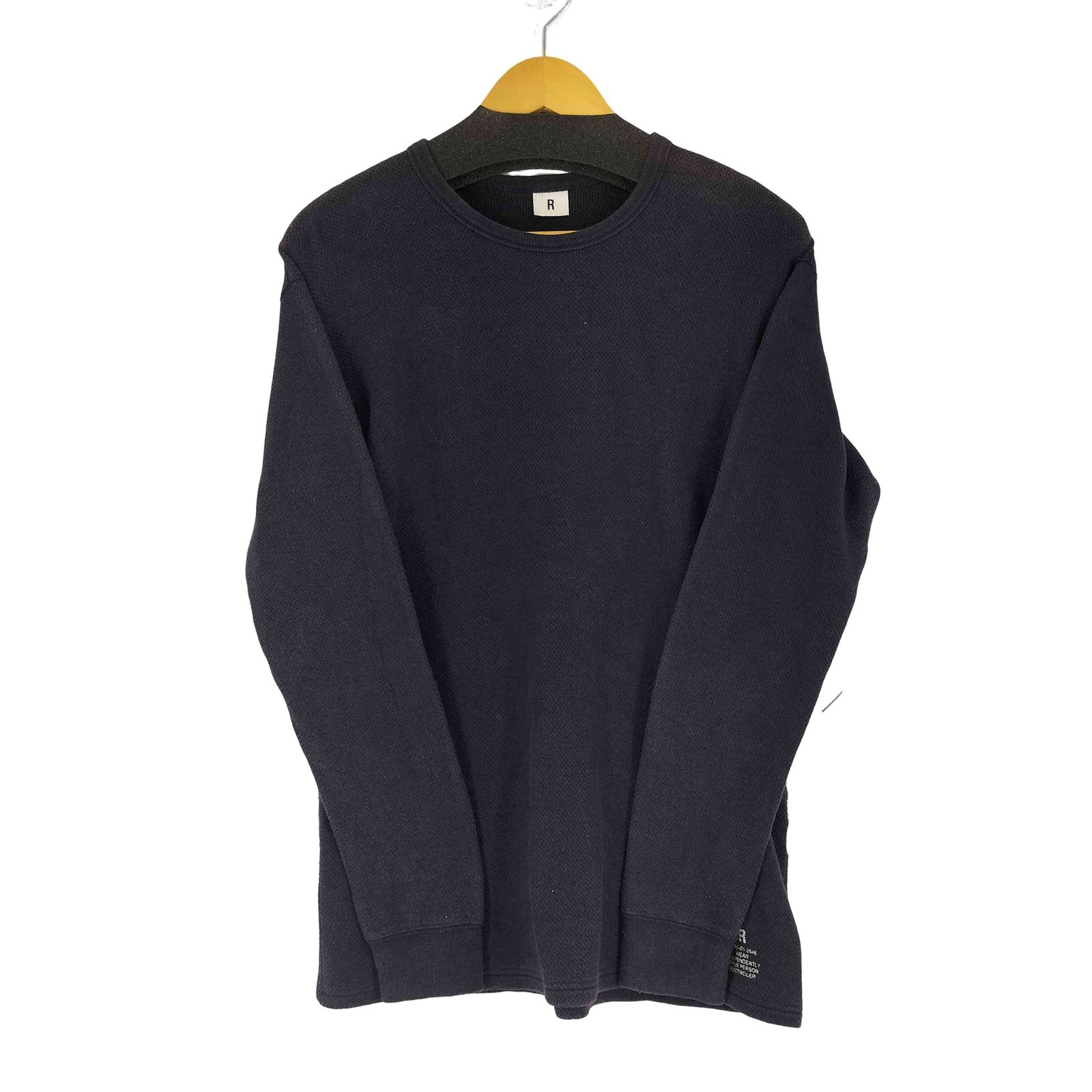 美品✨ルネ 2022 大きいサイズ38 長袖ワンピース 襟付 黒 カメリア