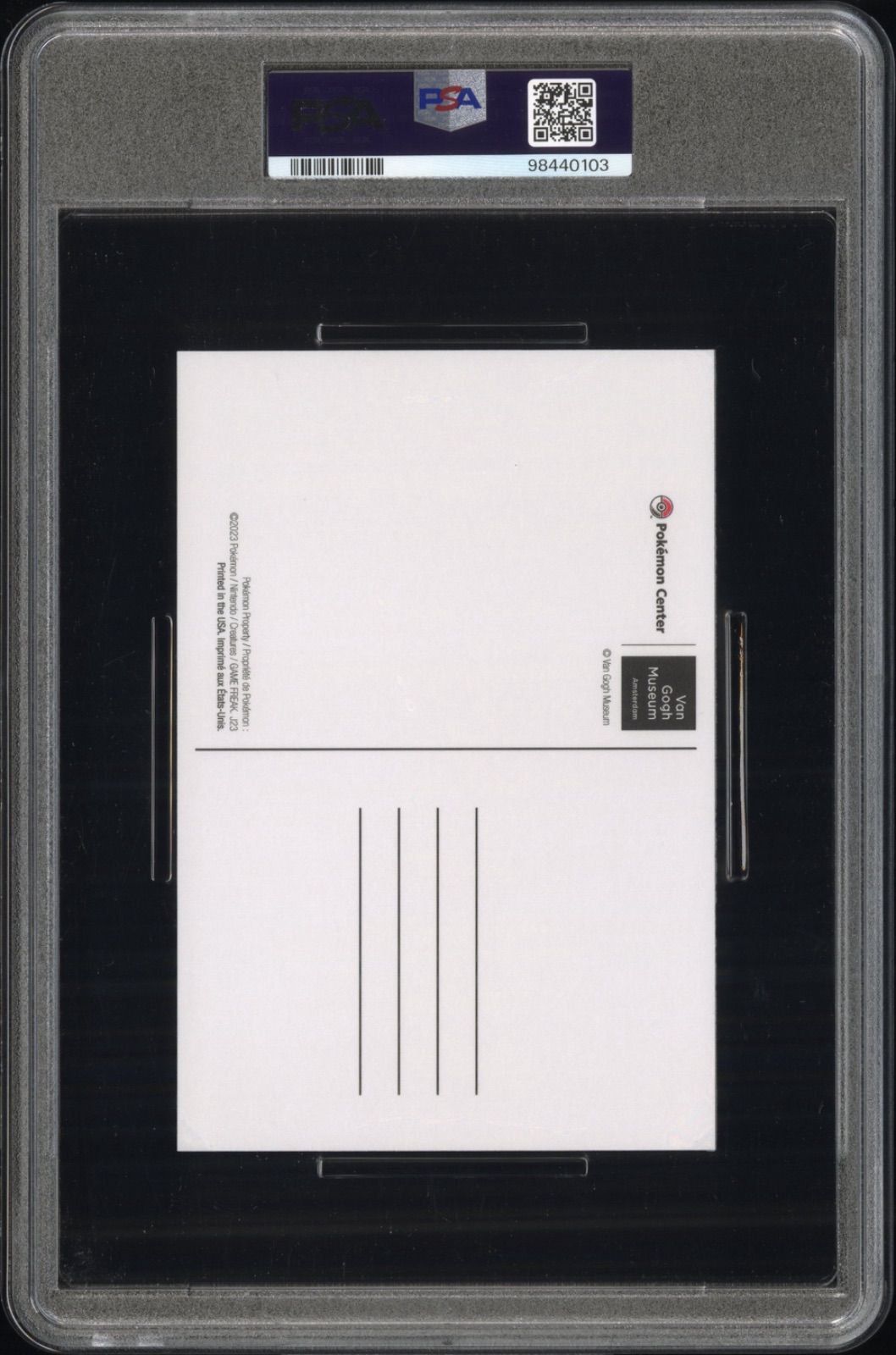 PSA10】ゴッホ イーブイ ポストカード ゴッホ展 ジャンボカード