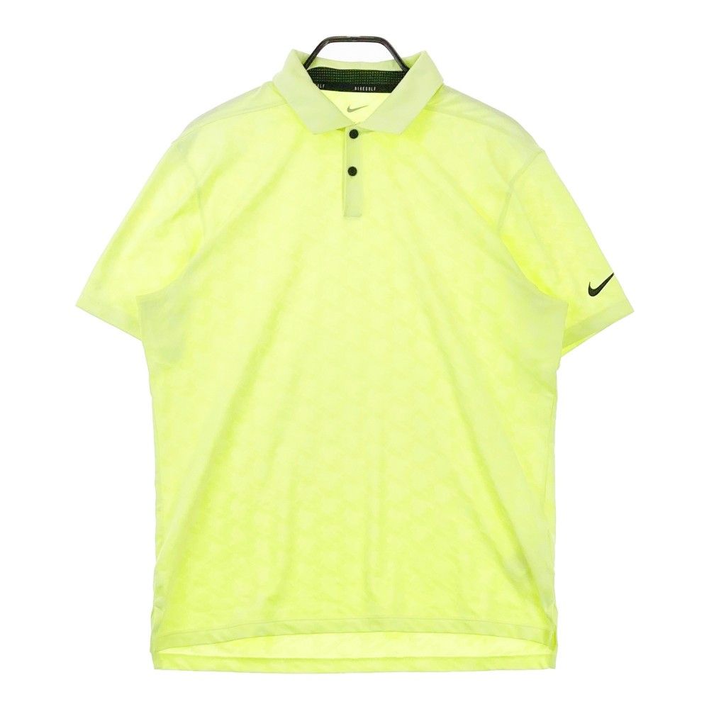 1087 未使用級　ナイキゴルフ　L 半袖　ポロシャツ　スウォッシュ　ストレッチ 1087 未使用級 ナイキゴルフ L 半袖 ポロシャツ スウォッシュ