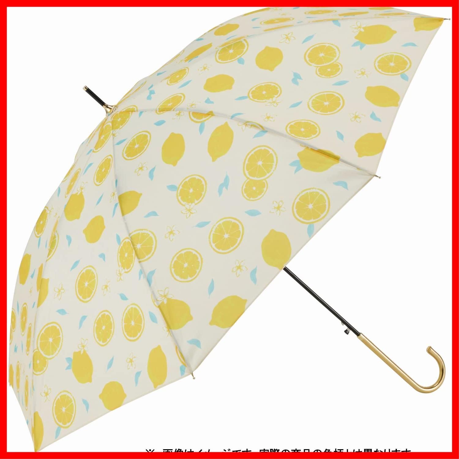 在庫 耐風骨 レモン ジャンプスリム ネイビー 60 cm 17740 長傘 UVカットコーティング 宮嶋