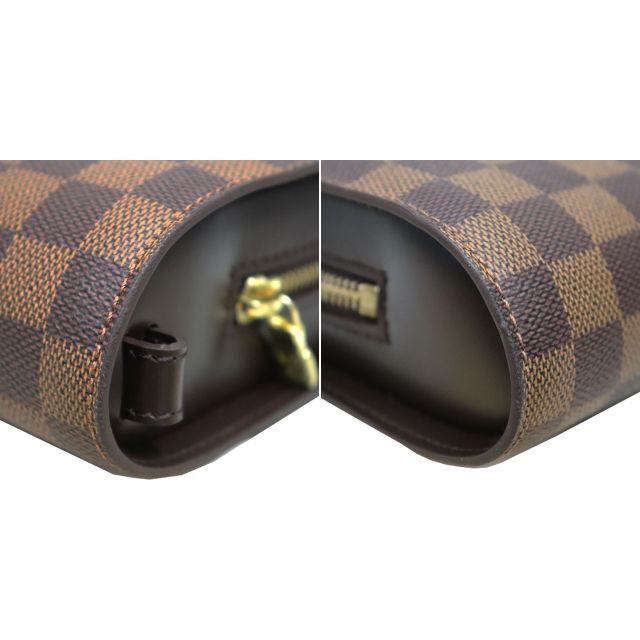 LOUIS VUITTON (ルイヴィトン) サンルイ ダミエ PVC レザー クラッチ