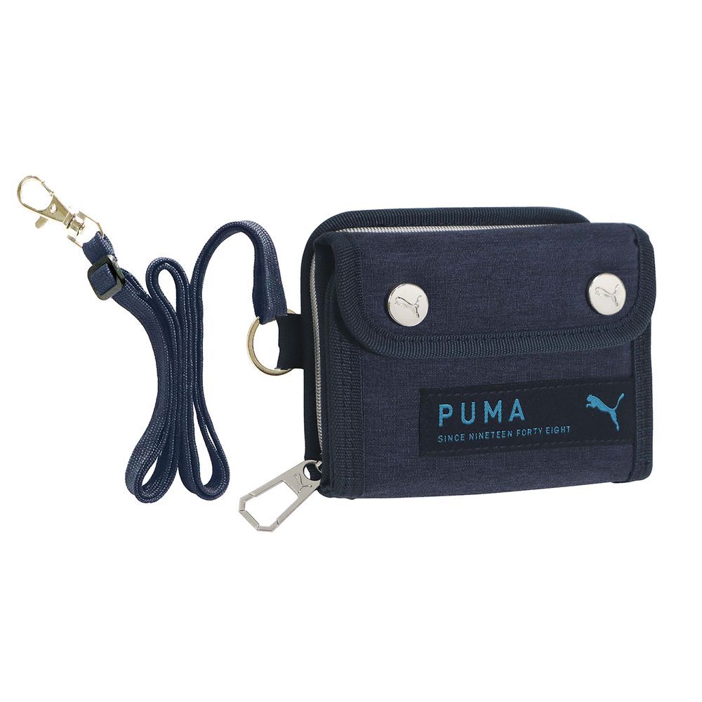 クツワ PUMA ダブルホックLCPウォレット ネイビー PM383NB （1点）