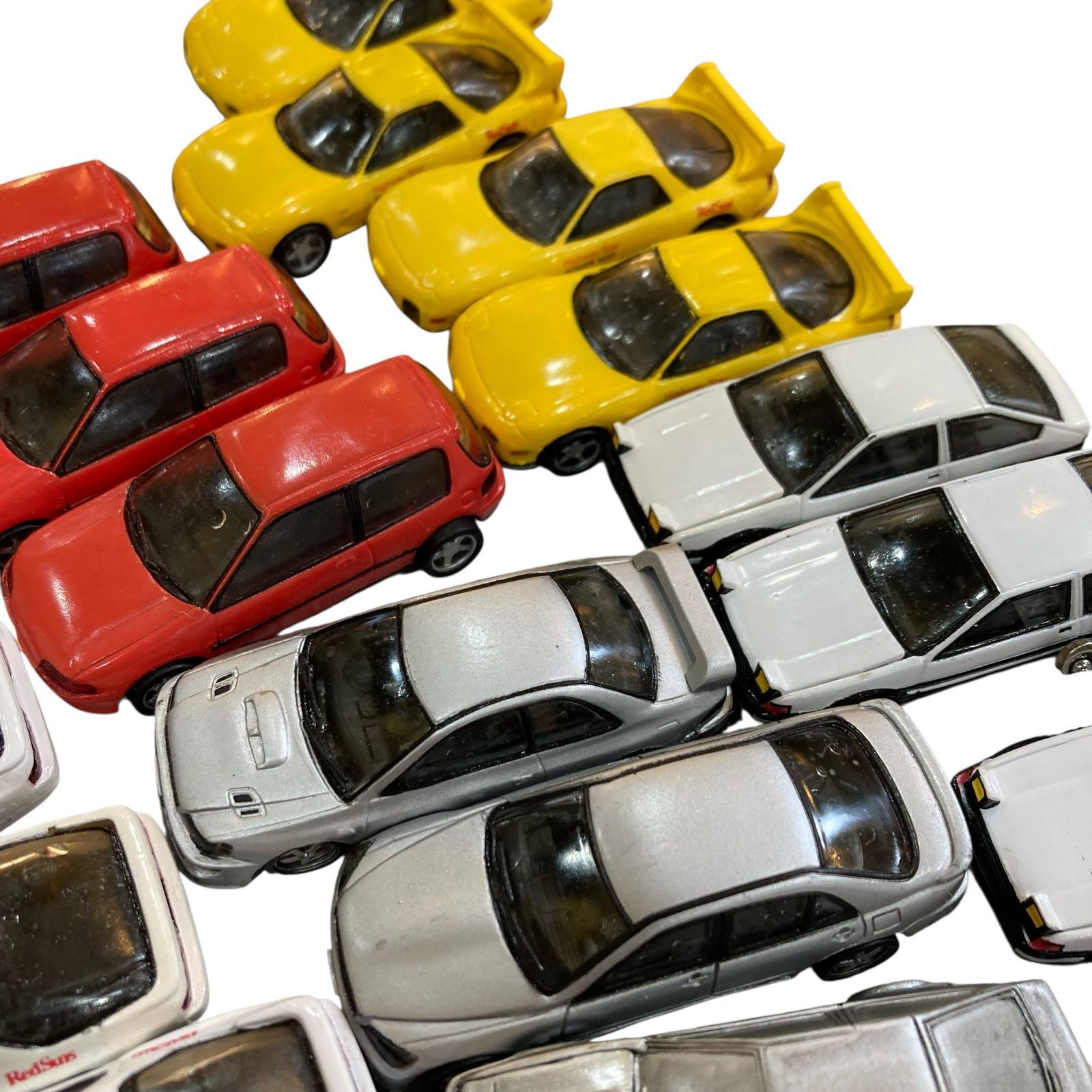 頭文字D リアルモデルコレクション　yujin ガチャ　他　ミニカー　まとめ ユージン SR 頭文字D リアルモデルコレクション 7thStage 全5種
