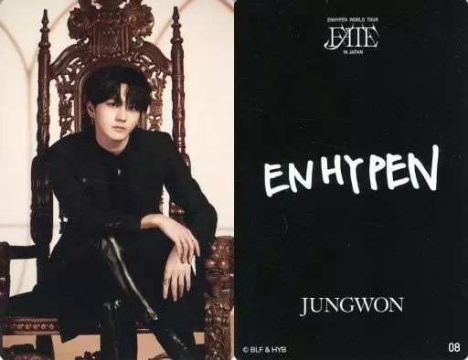 中古】コレクションカード(男性) 08：ENHYPEN/ジョンウォン(JUNGWON