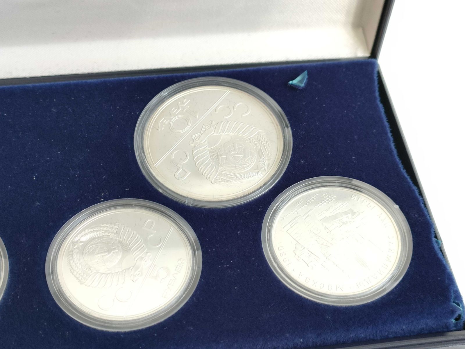 モスクワオリンピック 銀貨5枚セット　1980年 モスクワオリンピック 銀貨5枚セット 1980年 モスクワオリンピック