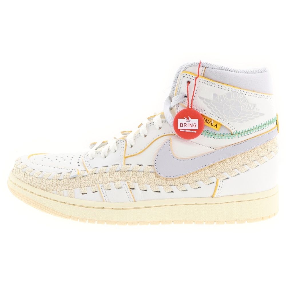 NIKE (ナイキ) ×UNION AIR JORDAN 1 RETRO HI OG SP SUMMER 96 ユニオン エアジョーダン1ハイカットスニーカー ホワイト US9/27cm FD2565-100