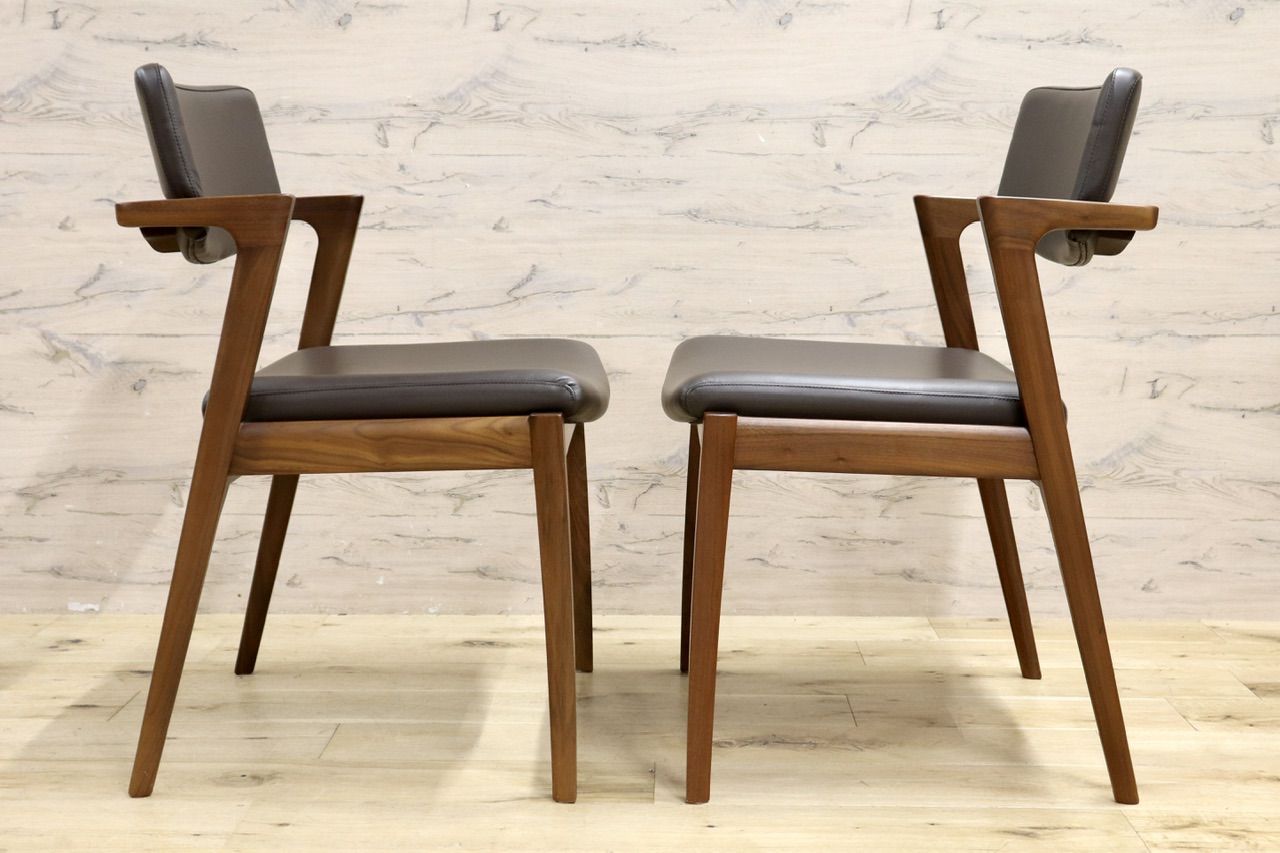 2脚セット ウォールナット