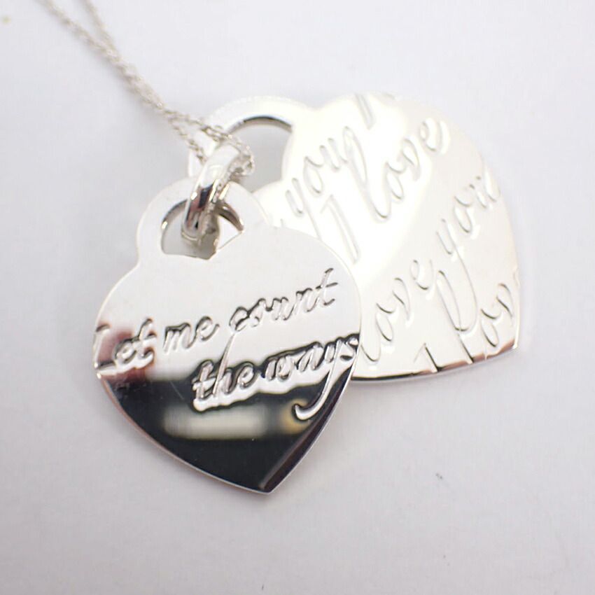 ティファニー 925 ノーツハート ペンダント/ネックレス//g507-45  