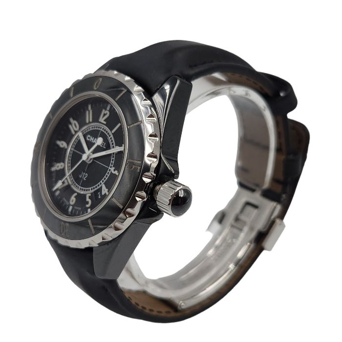 CHANEL シャネル J12 デイト クオーツ 腕時計 レディース H0680 
