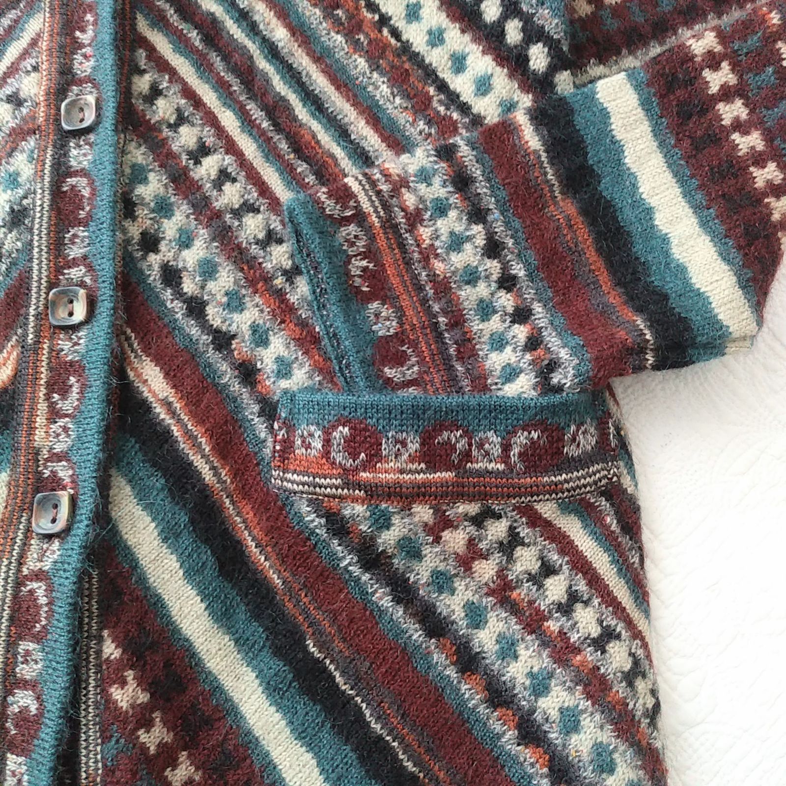 芽風 センソユニコ 変形 ニット ベスト ジレ w893661ss センソユニコ