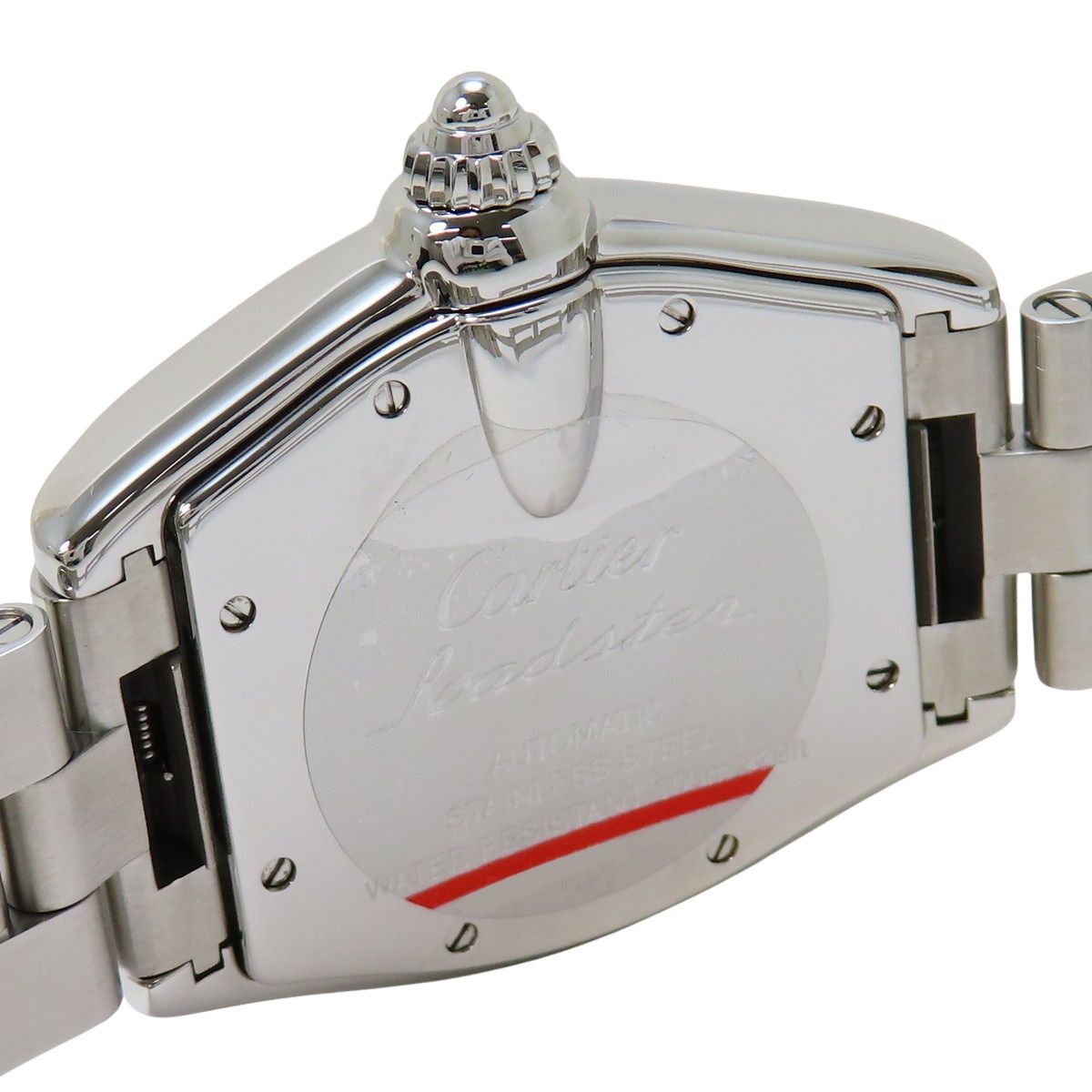 カルティエ ロードスター LM W62041V3 SS 自動巻き 腕時計 ブラック  