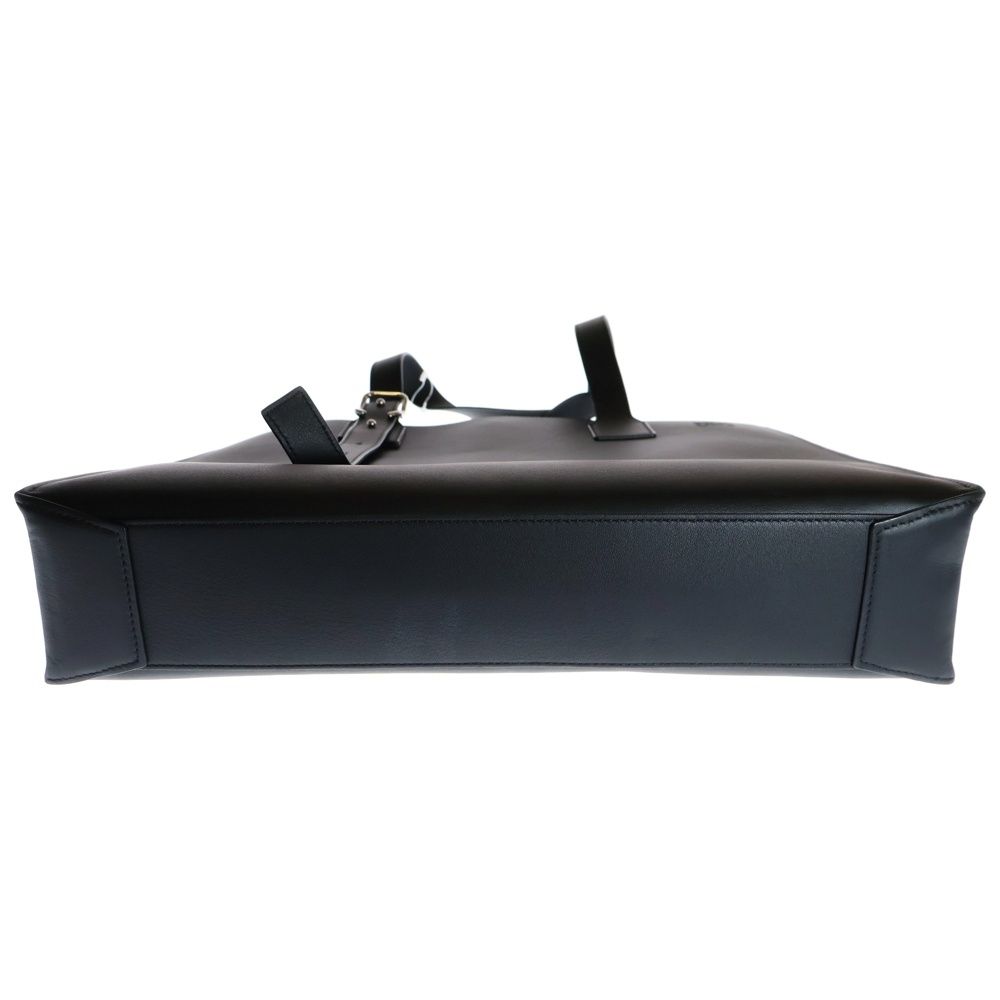 極美品】ロエベ バックルトート ホリゾンタル トートバッグ レザー 黒