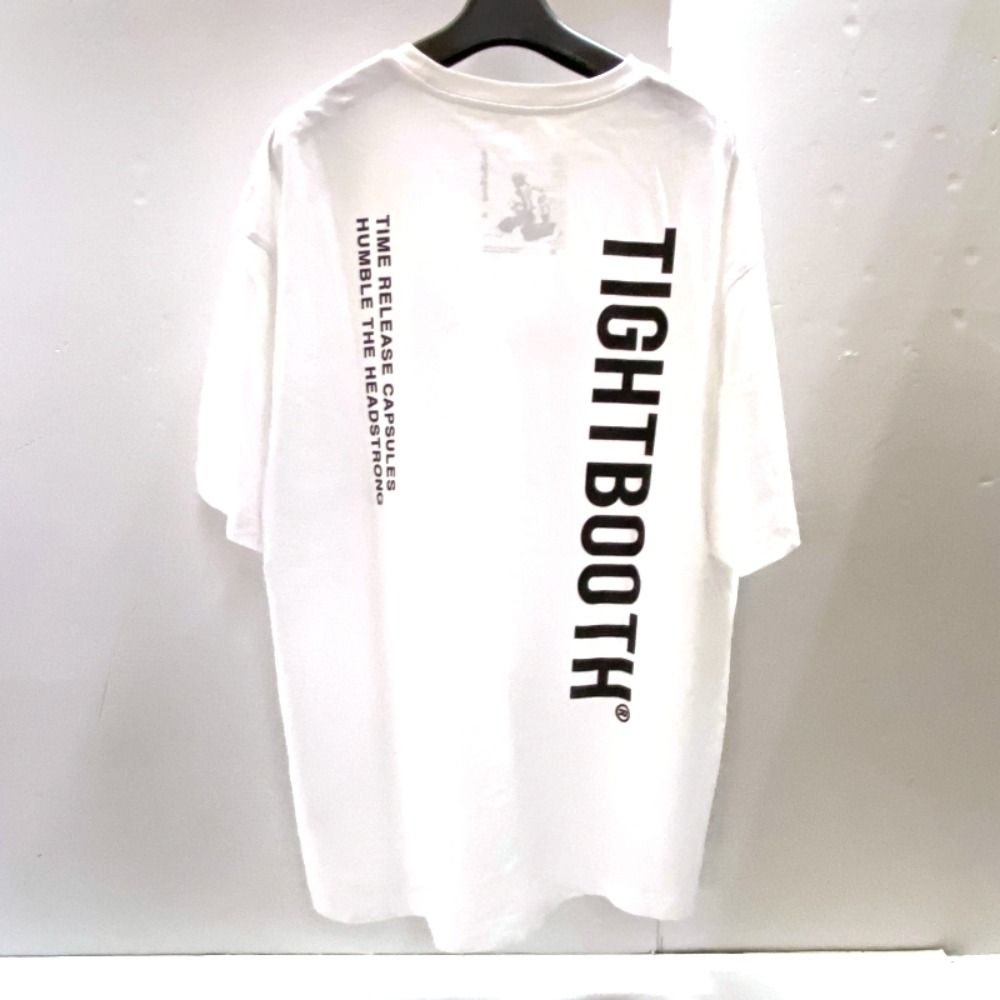 03w18144 TIGHTBOOTH × SauRas Being S/S T-SHIRT White タイト