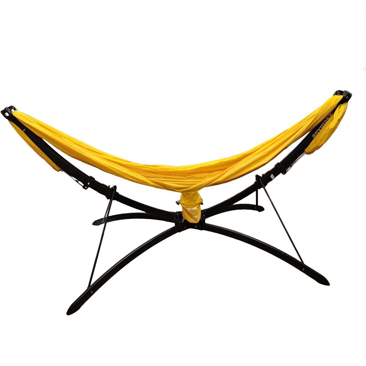 anymaka エニーマカ ポータブル ハンモック 自立式 ハンモックチェア 簡単 3秒設営 アウトドア キャンプ