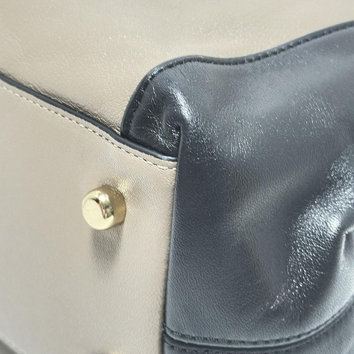 COACH(コーチ) ショルダーバッグ - 36551 ベージュ×黒×白 レザー