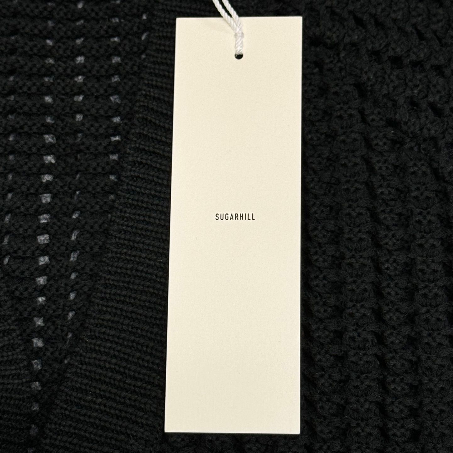 定価59400円 新品 SUGARHILL 23SSKN04 COTTON OPEN-WORK KNIT CARDIGAN 