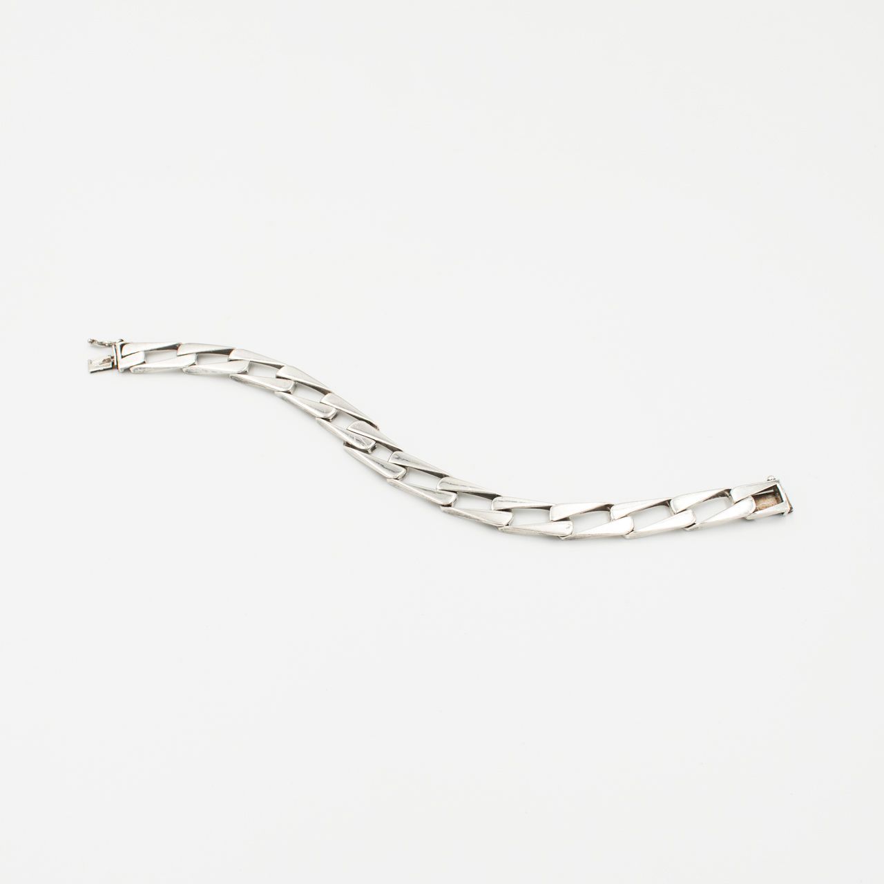 ヴィンテージ ティファニー カーブリンク ブレスレット シルバー 21.8cm 1970年代初期 Tiffany