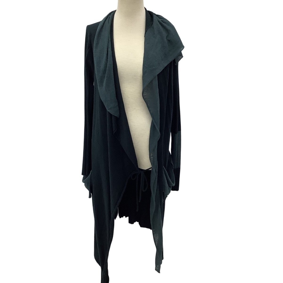 JURGEN LEHL ヨーガンレール レディース ロングカーディガン SIZE M グリーン