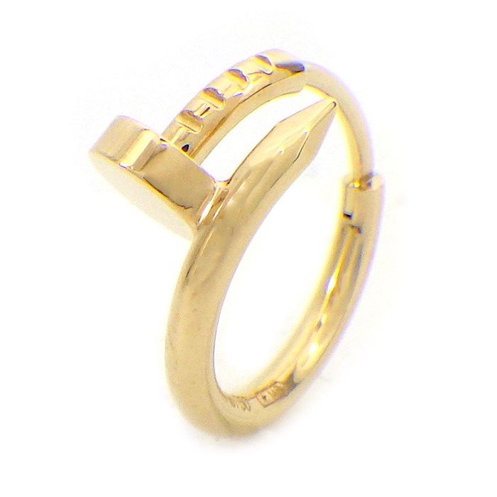 カルティエ Cartier ピアス ジュスト アン クル B8301446 釘モチーフ