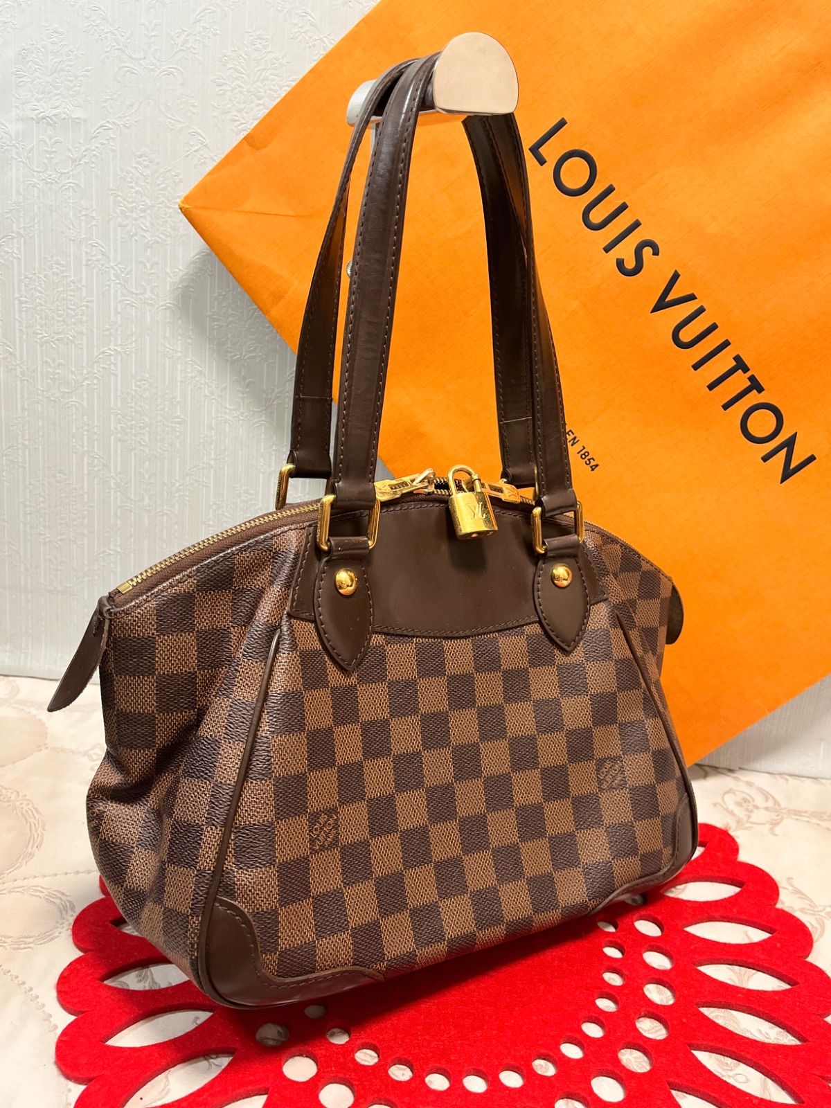 ルイヴィトン LOUIS VUITTON ダミエ ヴェローナPM 正規品 本物 ルイ