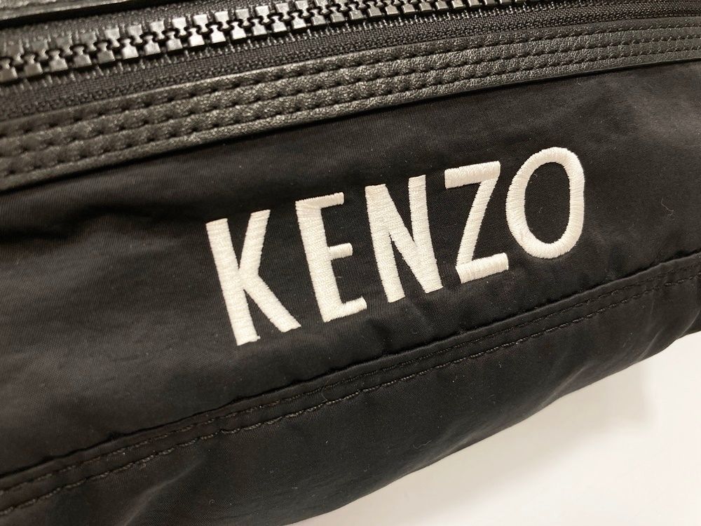 ケンゾー KENZO Dragon Kenzo Bumbag ドラゴン ロゴ 黒 ショルダーバッグ バッグ メンズバッグ ショルダーバッグ・メッセンジャーバッグ 刺繍 ブラック 101bag-120