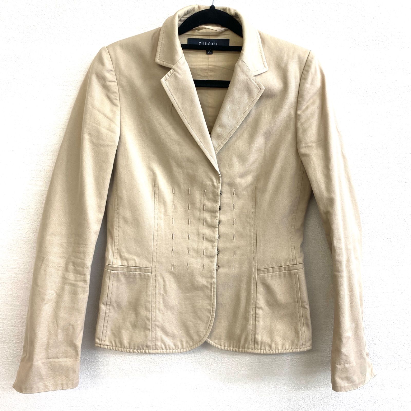 ✨美品✨GUCCI グッチ テーラードジャケット デニム生地 サイズ38 