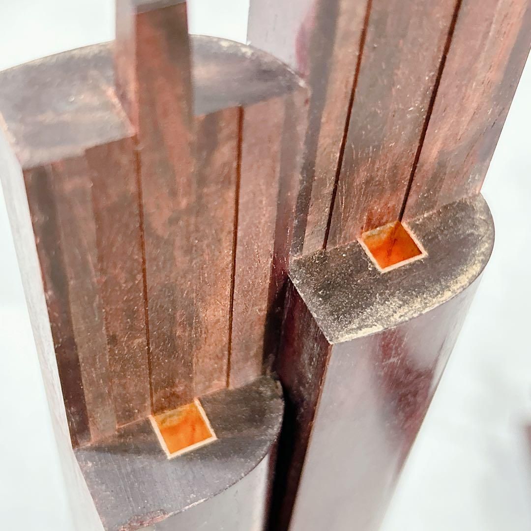 三味線 中棹 東さわり 金細　正寸　現状品 X538 三味線 本体 中棹 K9 金細 紅木 2枚溝 トチ 東さわり