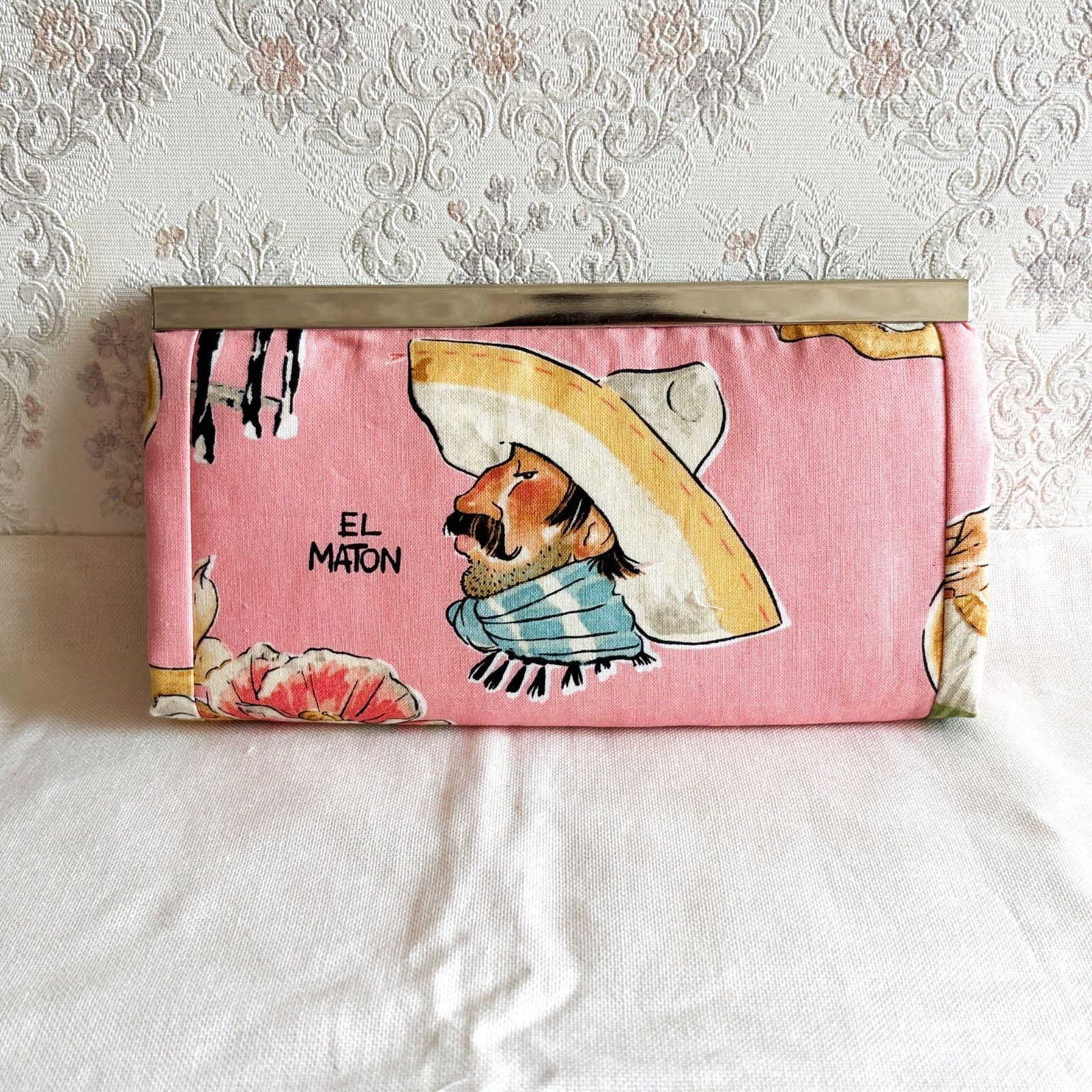 手作り布財布☆金口長財布【Sep.1】アレキサンダーヘンリー生地使用