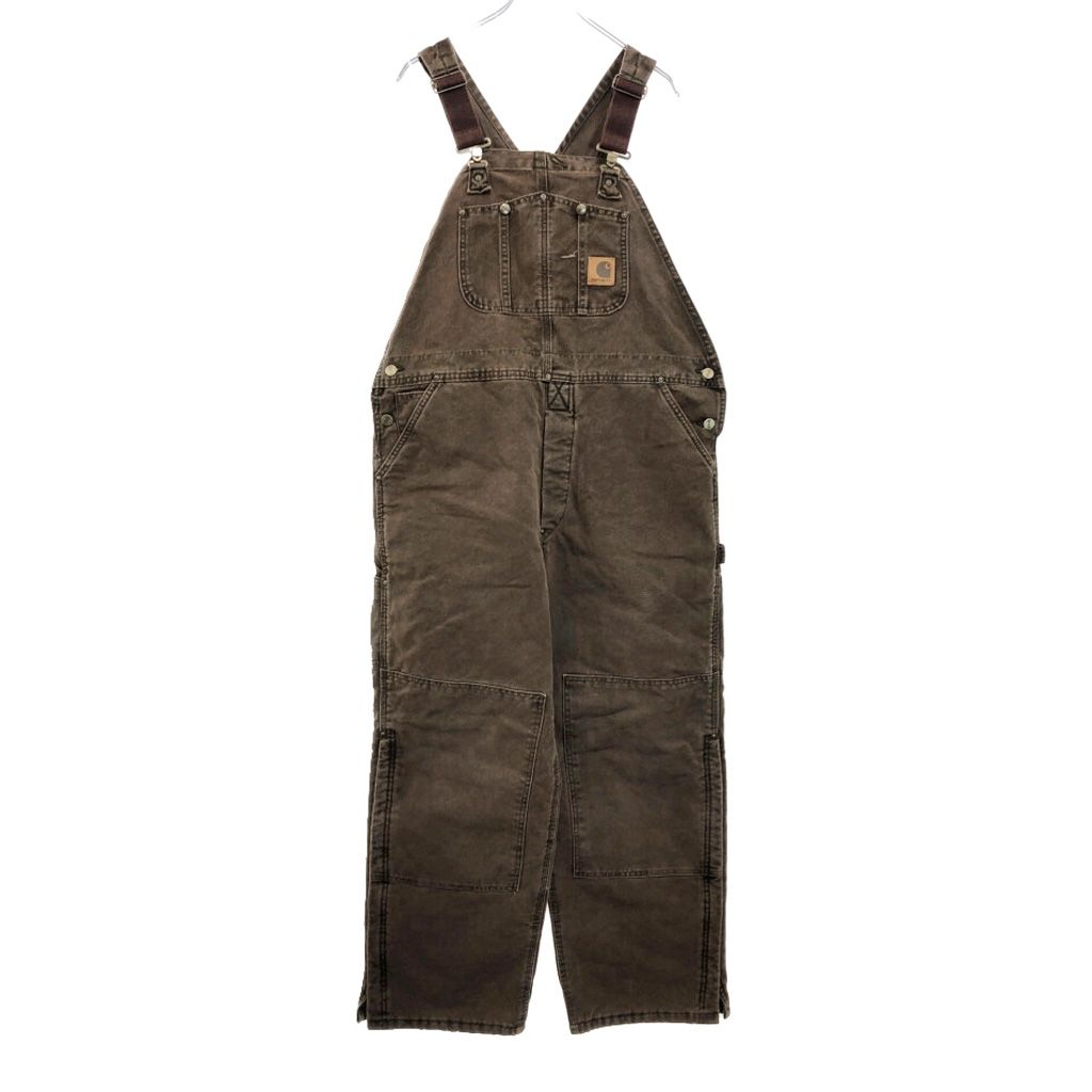 90年代 USA製 Carhartt カーハート 中綿 ダック ダブルニー ビブ