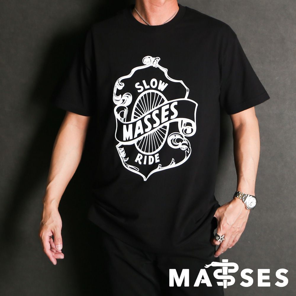 MASSES|マシス T-SHIRT SLOW RIDE - BLACK | Tシャツ | 1251035 メンズ