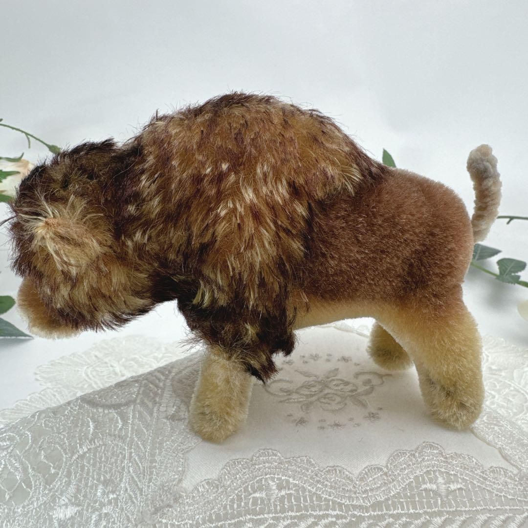 シュタイフ★Bison 12cm★バイソン★1960年代ビンテージ★Steiff 送料無料☆シュタイフ☆Bison 12cm☆バイソン☆1960年代
