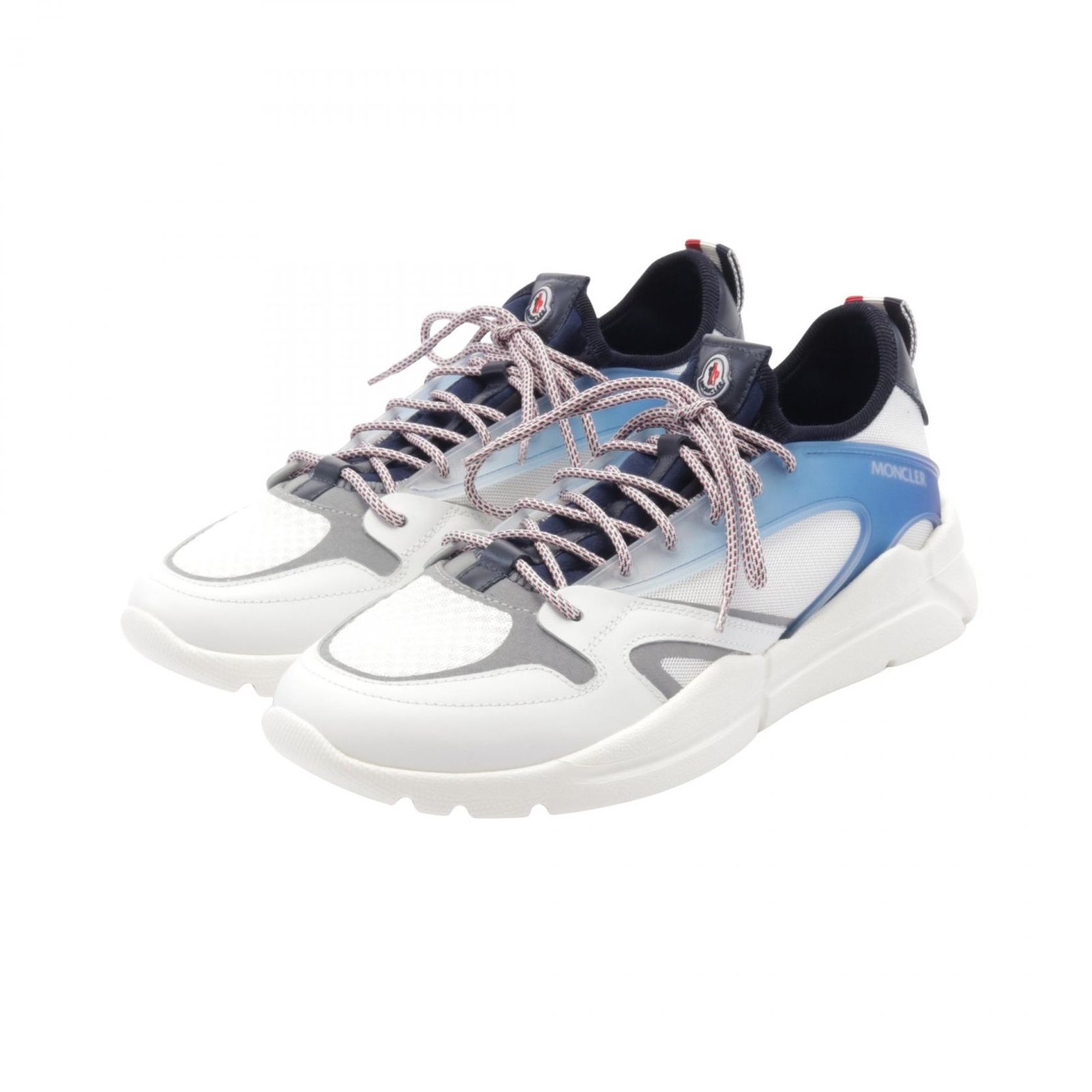 モンクレール MONCLER スニーカー ANAKIN アナキン ホワイト レザー ANAKIN スニーカー メンズ Used A