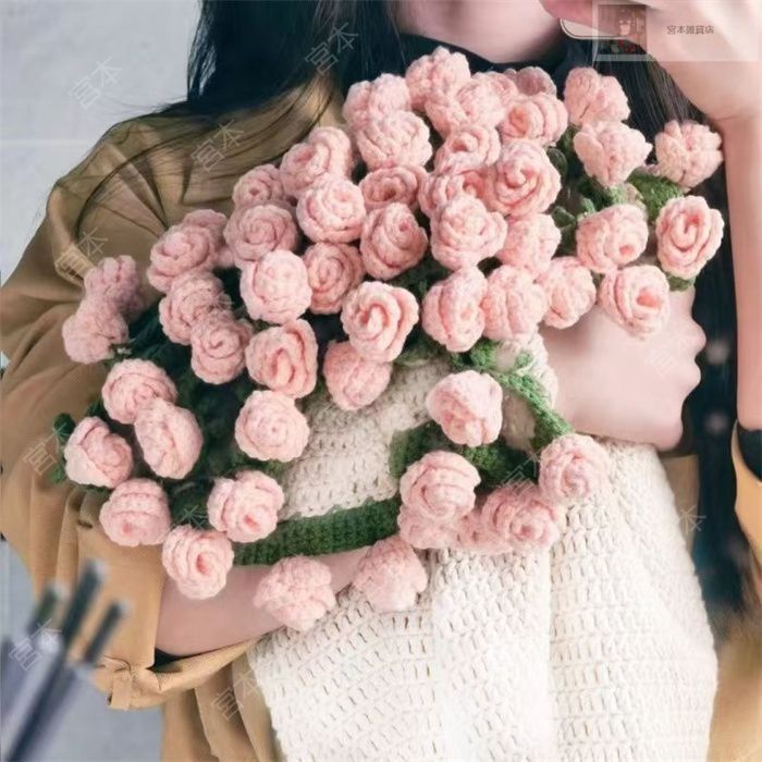 花束ブーケブランケット ひまわり かぎ針編み】ひまわりのブーケブランケット編み方解説🌻/How to make a