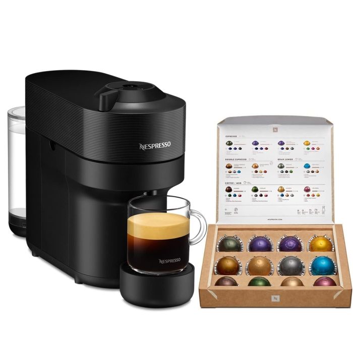 4営業日で発送 Nespresso ネスプレッソ ネスプレッソ VERTUO カプセル式コーヒーメーカー ヴァーチュオ ポップ リコリスブラック GDV2-BK-W