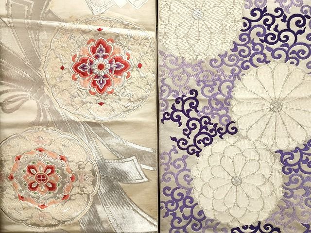 平和屋本店□袋帯 西陣 まとめて100点 鳳凰 鶴 孔雀 蝶 更紗 花柄 宝相